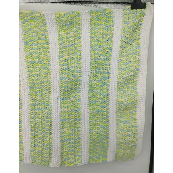 Crochet Baby Blanket Handmade Fuzzy Soft - Picture 4 of 4